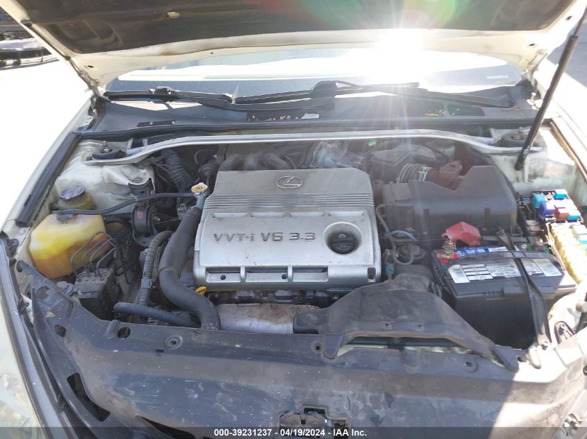 2005 Lexus Es 330 VIN: JTHBA30G355139875 Lot: 39231237