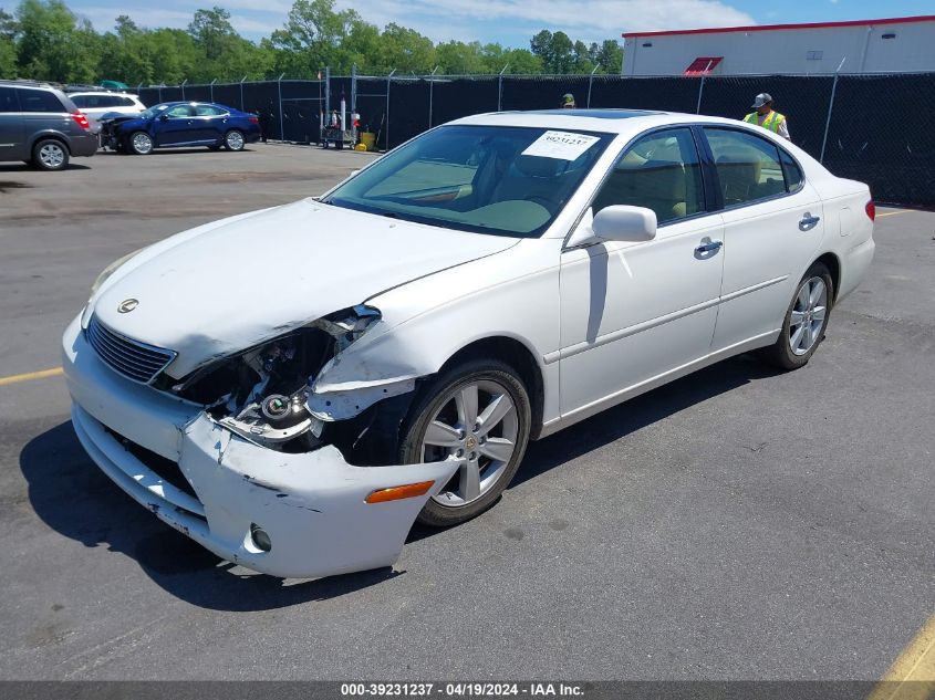 2005 Lexus Es 330 VIN: JTHBA30G355139875 Lot: 39231237