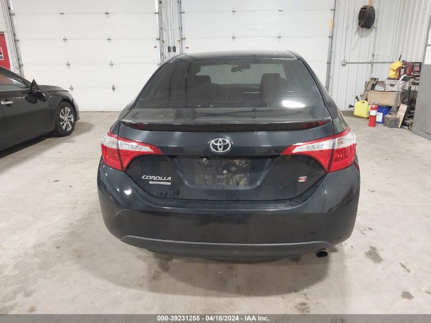 2016 Toyota Corolla S W/Special Edition Pkg VIN: 2T1BURHE1GC574401 Lot: 39231255