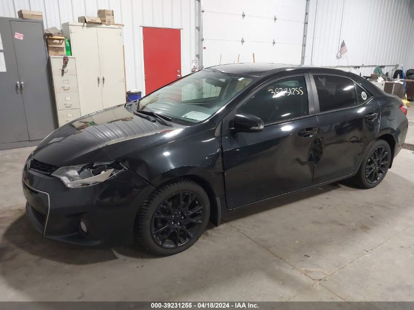 2016 Toyota Corolla S W/Special Edition Pkg VIN: 2T1BURHE1GC574401 Lot: 39231255