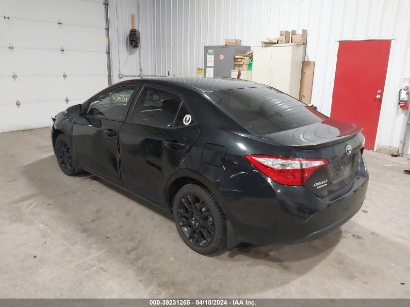 2016 Toyota Corolla S W/Special Edition Pkg VIN: 2T1BURHE1GC574401 Lot: 39231255