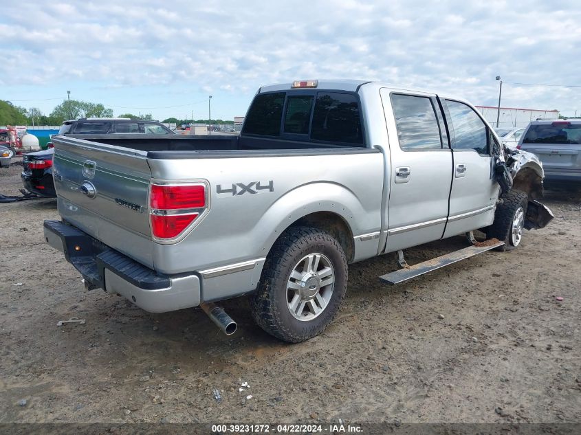 2012 Ford F-150 Platinum VIN: 1FTFW1ET9CFA39852 Lot: 39231272