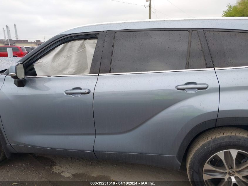 2021 Toyota Highlander Xle VIN: 5TDGZRBH2MS094025 Lot: 39231310