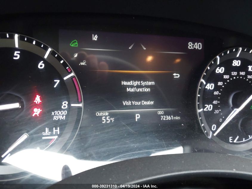 2021 Toyota Highlander Xle VIN: 5TDGZRBH2MS094025 Lot: 39231310