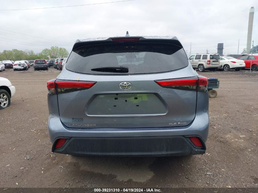 2021 Toyota Highlander Xle VIN: 5TDGZRBH2MS094025 Lot: 39231310