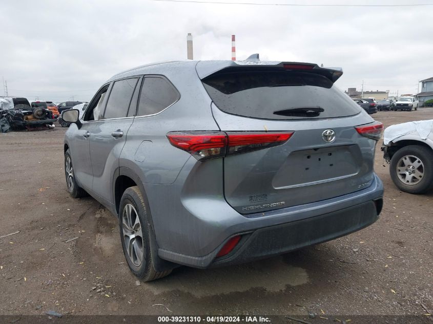 2021 Toyota Highlander Xle VIN: 5TDGZRBH2MS094025 Lot: 39231310