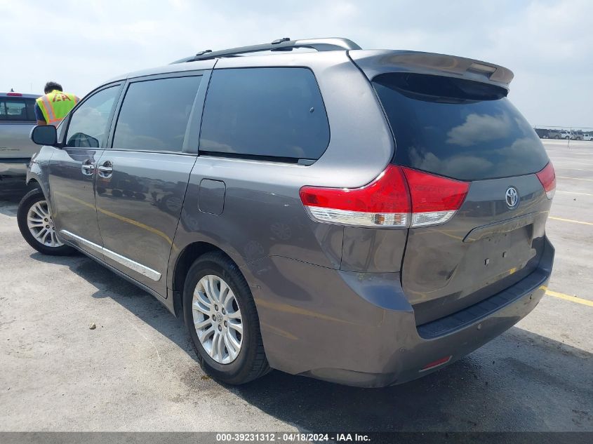 2014 Toyota Sienna Xle V6 8 Passenger VIN: 5TDYK3DC0ES429954 Lot: 39231312