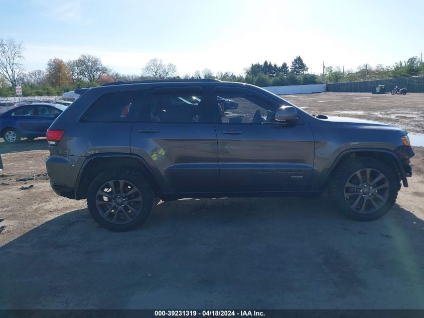 2016 Jeep Grand Cherokee Limited 75Th Anniversary VIN: 1C4RJFBG6GC398972 Lot: 51737334