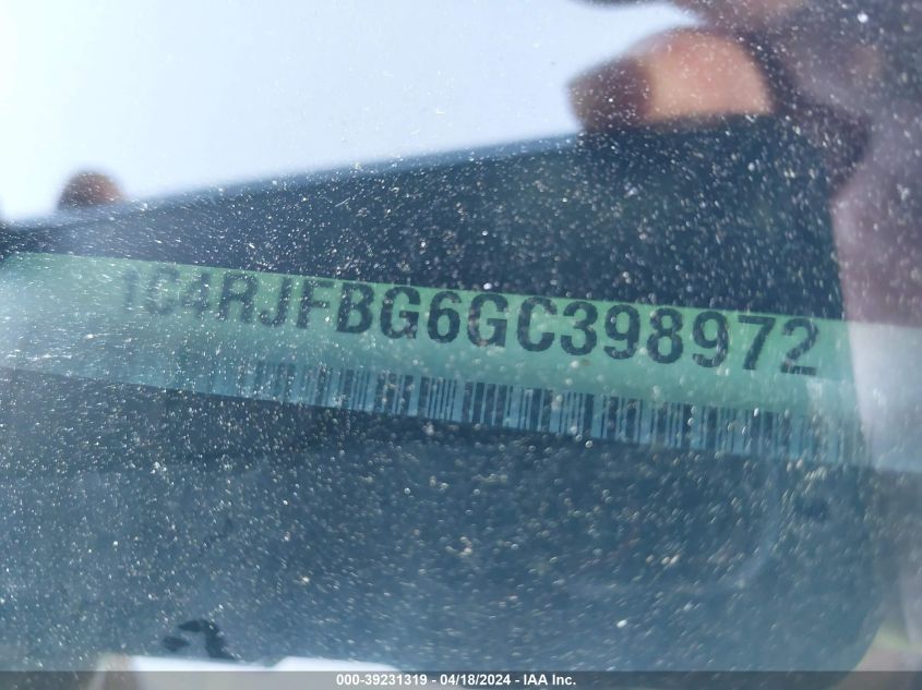 2016 Jeep Grand Cherokee Limited 75Th Anniversary VIN: 1C4RJFBG6GC398972 Lot: 51737334