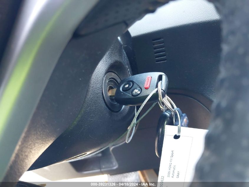 2009 Honda Fit Sport VIN: JHMGE88409S073827 Lot: 20154593