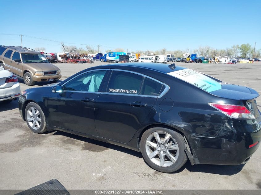 2012 Acura Tl 3.5 VIN: 19UUA8F5XCA032373 Lot: 39231327