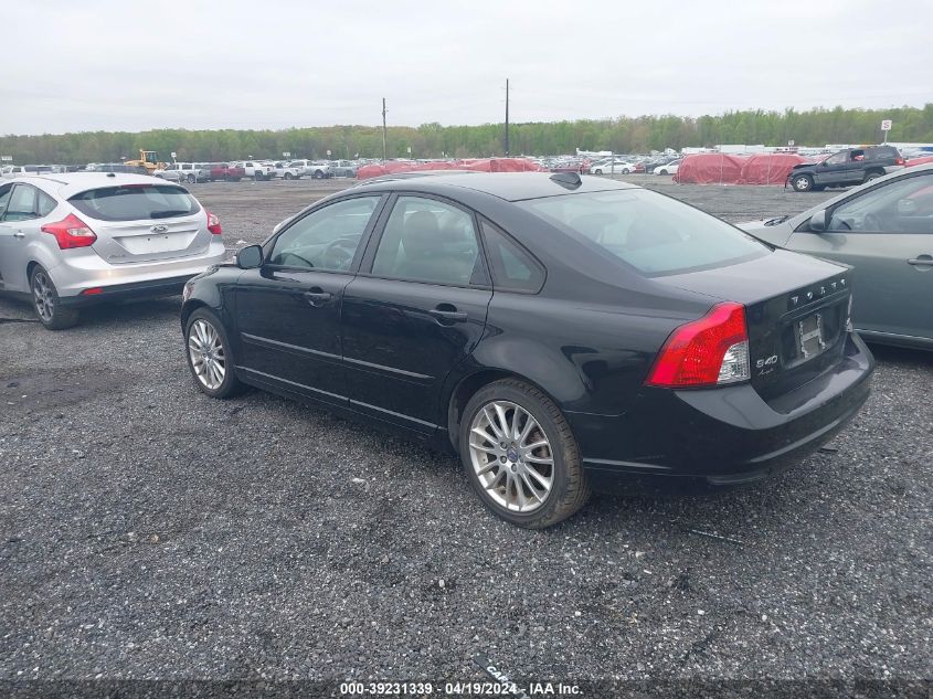 2010 Volvo S40 2.4I VIN: YV1382MS1A2507969 Lot: 39258800