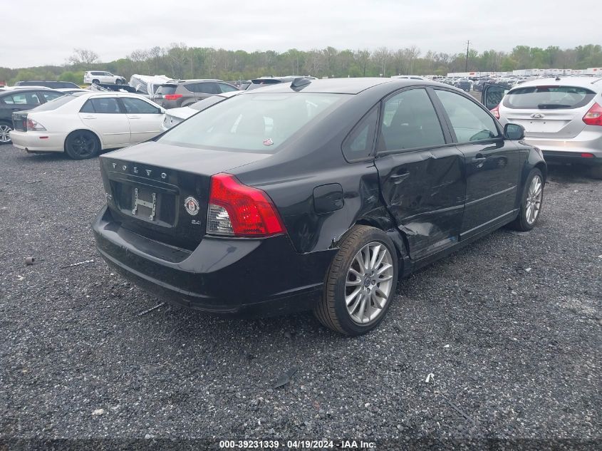 2010 Volvo S40 2.4I VIN: YV1382MS1A2507969 Lot: 39258800