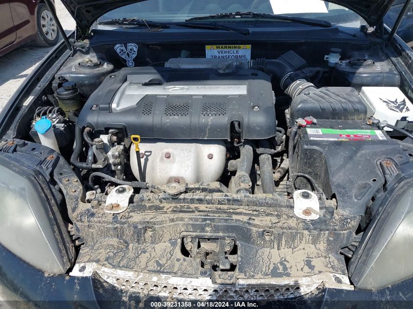 2006 Hyundai Tiburon Gs VIN: KMHHM65D26U189866 Lot: 39231358