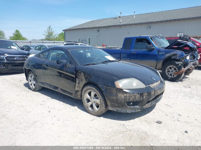 2006 Hyundai Tiburon Gs VIN: KMHHM65D26U189866 Lot: 39231358