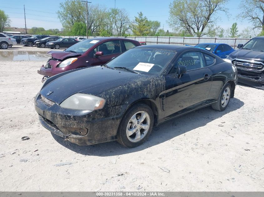 2006 Hyundai Tiburon Gs VIN: KMHHM65D26U189866 Lot: 39231358