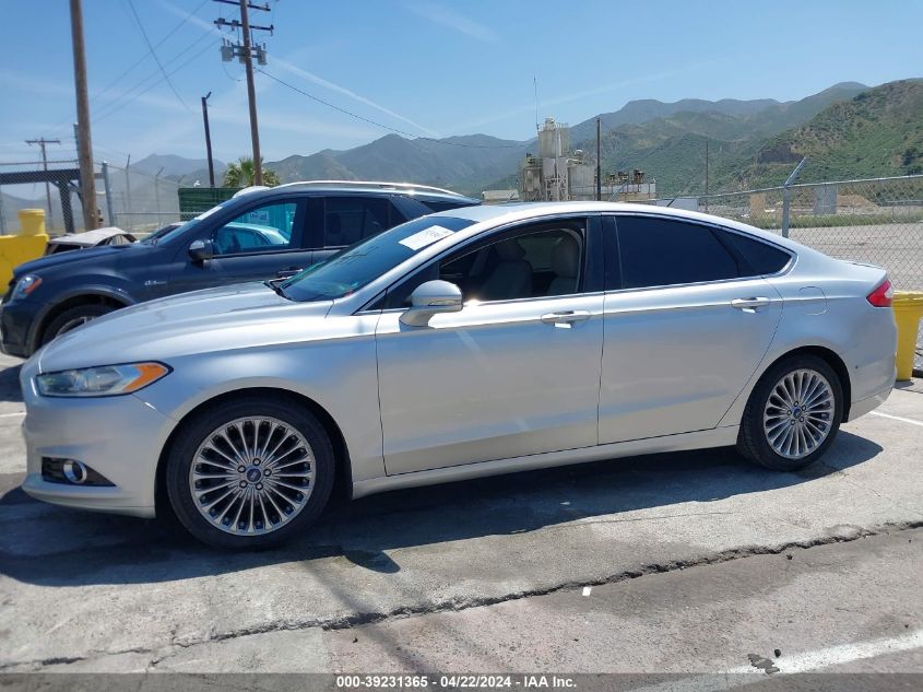 2016 Ford Fusion Titanium VIN: 3FA6P0K98GR243153 Lot: 39231365