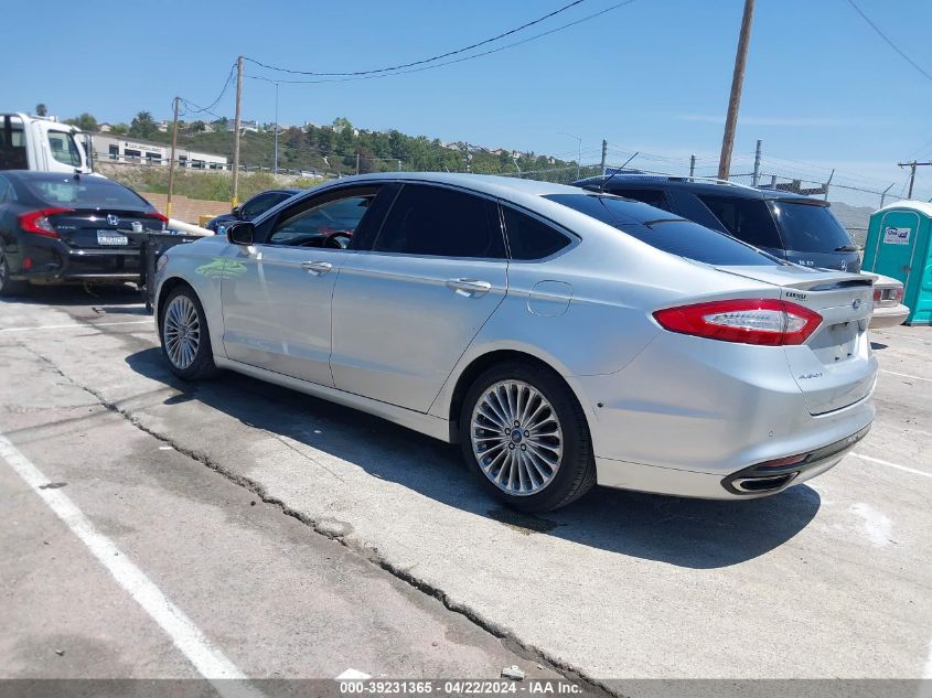 2016 Ford Fusion Titanium VIN: 3FA6P0K98GR243153 Lot: 39231365