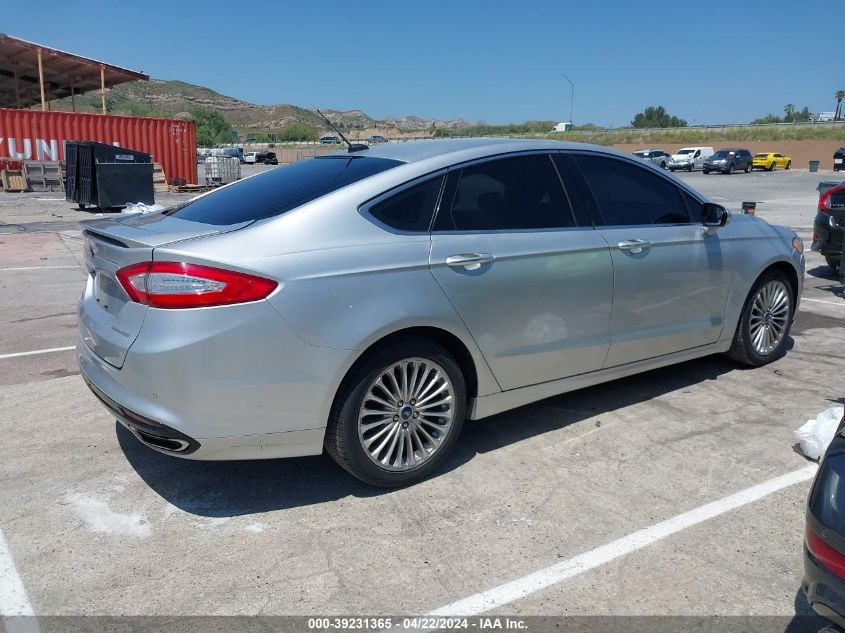 2016 Ford Fusion Titanium VIN: 3FA6P0K98GR243153 Lot: 39231365