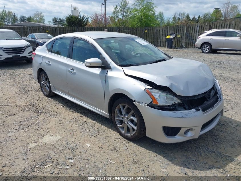 2015 Nissan Sentra Sr VIN: 3N1AB7AP9FY334323 Lot: 39231367