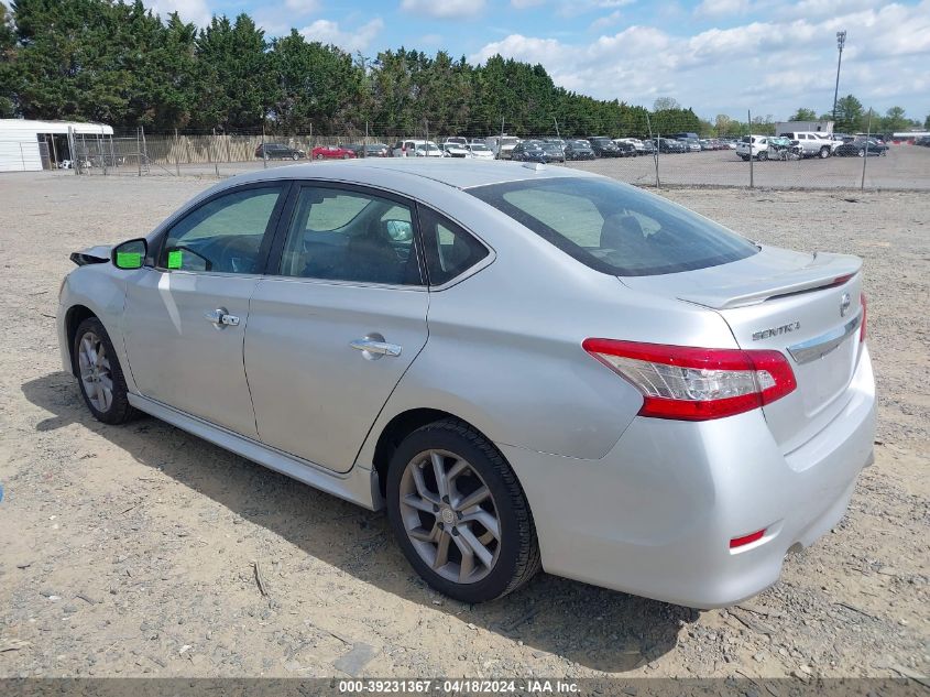 2015 Nissan Sentra Sr VIN: 3N1AB7AP9FY334323 Lot: 39231367