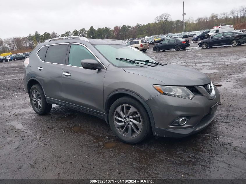 2016 Nissan Rogue Sl VIN: 5N1AT2MV8GC753812 Lot: 39231371