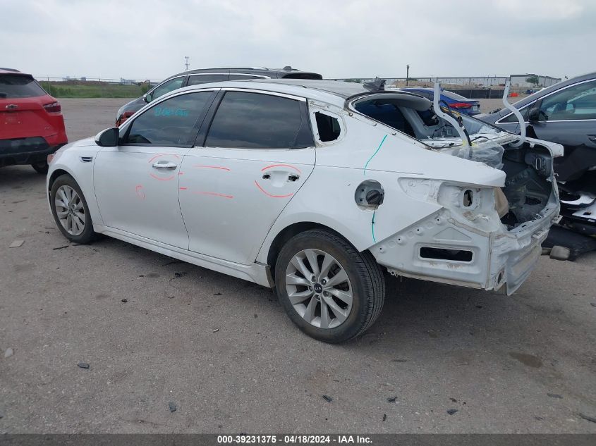 2016 Kia Optima Ex VIN: 5XXGU4L37GG091132 Lot: 39231375