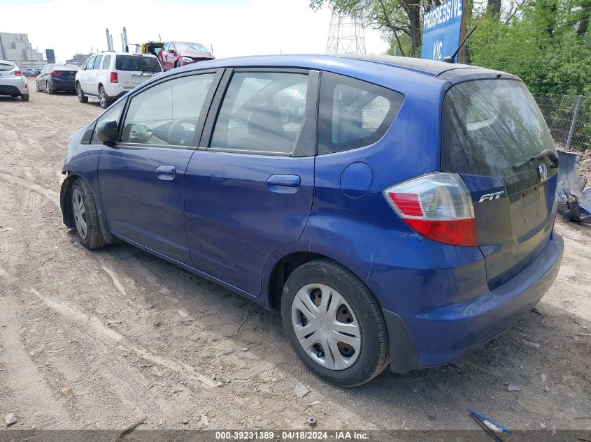 2010 Honda Fit VIN: JHMGE8H21AC007896 Lot: 39231389