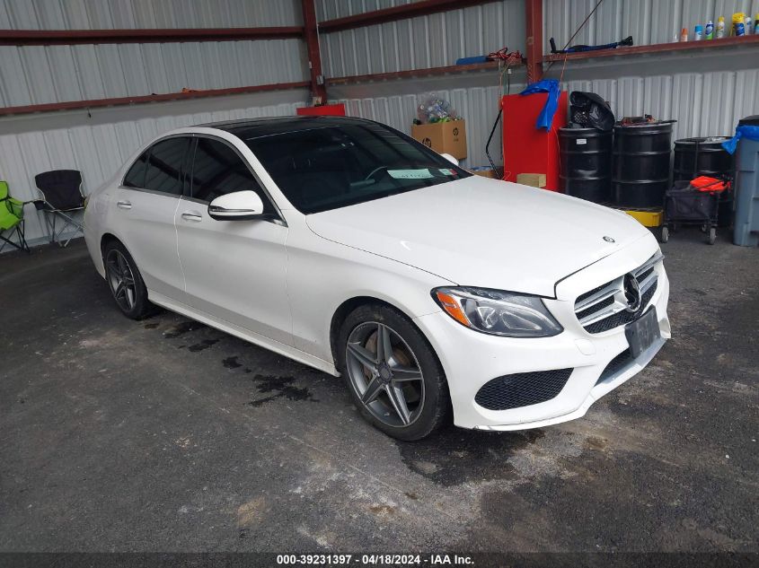 2017 Mercedes-Benz C 300 4Matic/Luxury 4Matic/Sport 4Matic VIN: WDDWF4KB5HR252192 Lot: 39231397