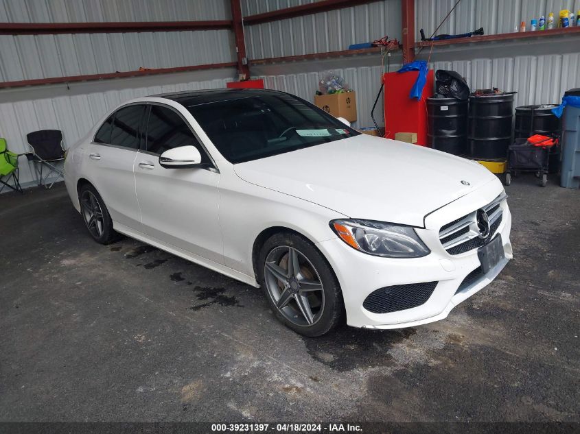 2017 Mercedes-Benz C 300 4Matic/Luxury 4Matic/Sport 4Matic VIN: WDDWF4KB5HR252192 Lot: 39257511