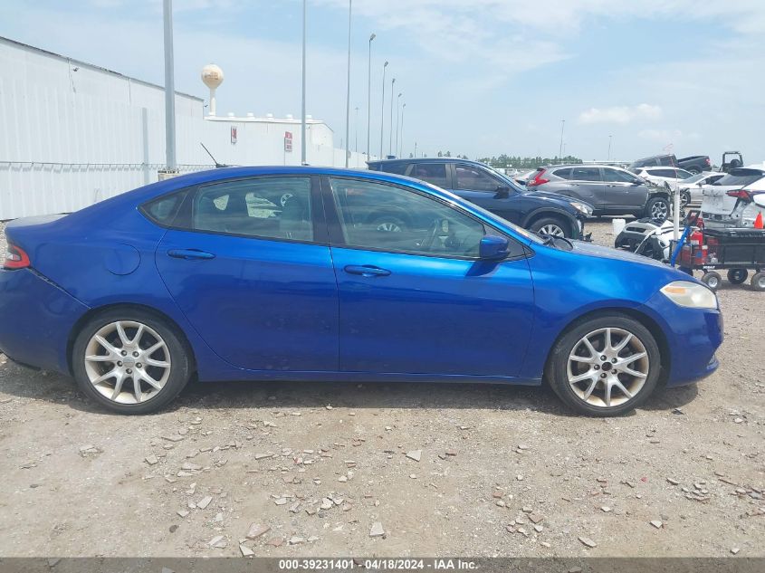 2013 Dodge Dart Sxt VIN: 1C3CDFBA1DD709369 Lot: 39231401