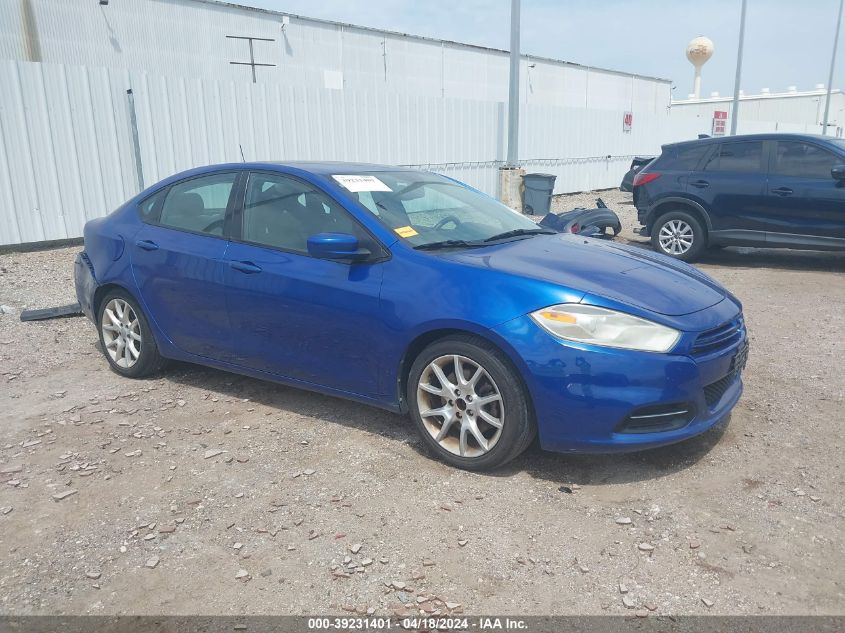 2013 Dodge Dart Sxt VIN: 1C3CDFBA1DD709369 Lot: 39231401