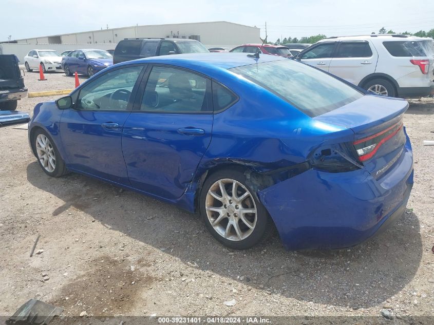 2013 Dodge Dart Sxt VIN: 1C3CDFBA1DD709369 Lot: 39257762