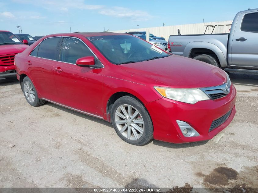 2012 Toyota Camry Xle VIN: 4T4BF1FKXCR251614 Lot: 39231405