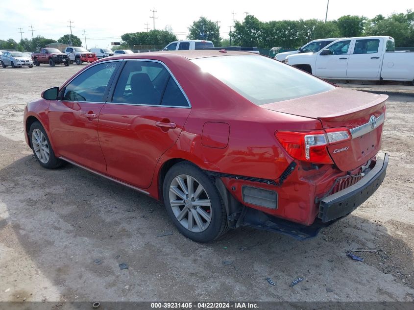 2012 Toyota Camry Xle VIN: 4T4BF1FKXCR251614 Lot: 39257839