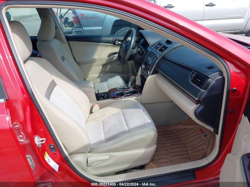 2012 Toyota Camry Xle VIN: 4T4BF1FKXCR251614 Lot: 39231405