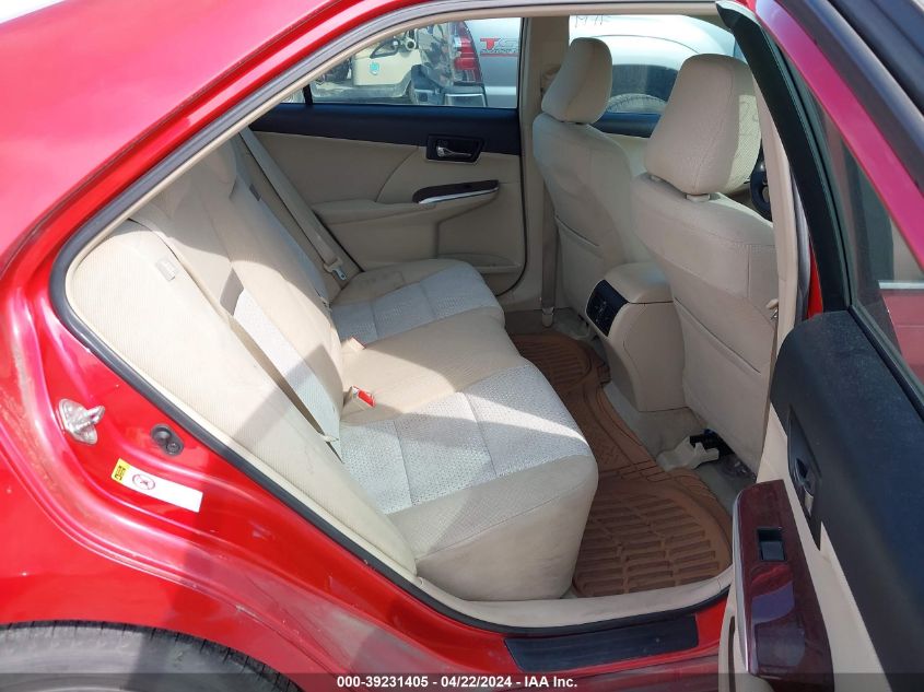 2012 Toyota Camry Xle VIN: 4T4BF1FKXCR251614 Lot: 39231405