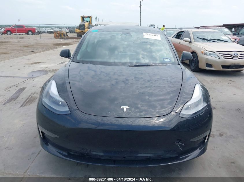 2022 Tesla Model 3 Long Range Dual Motor All-Wheel Drive VIN: 5YJ3E1EB4NF175259 Lot: 39231406