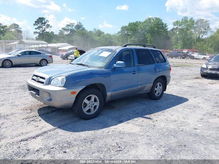 2002 Hyundai Santa Fe Gls/Lx VIN: KM8SC73D72U251922 Lot: 20153397