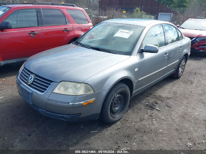 WVWPD63B71P138503 | 2001 VOLKSWAGEN PASSAT