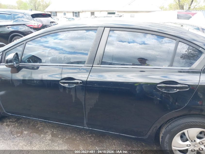 2013 Honda Civic Lx VIN: 19XFB2F53DE094911 Lot: 39231481