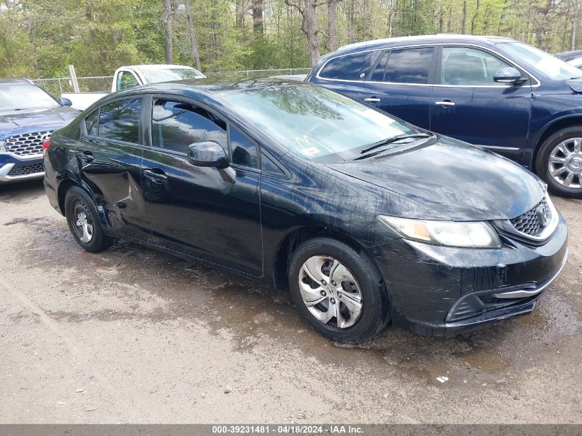 2013 Honda Civic Lx VIN: 19XFB2F53DE094911 Lot: 39231481