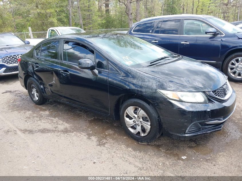 2013 Honda Civic Lx VIN: 19XFB2F53DE094911 Lot: 39258818