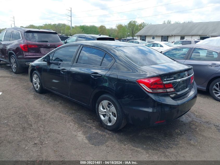 2013 Honda Civic Lx VIN: 19XFB2F53DE094911 Lot: 39258818