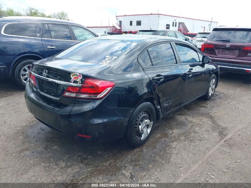 2013 Honda Civic Lx VIN: 19XFB2F53DE094911 Lot: 39231481