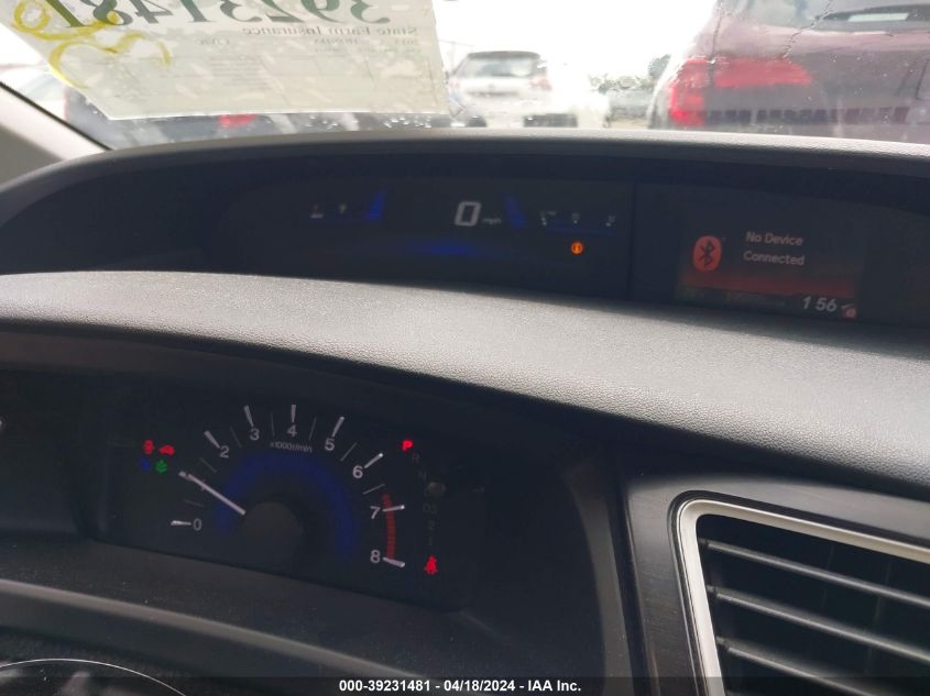 2013 Honda Civic Lx VIN: 19XFB2F53DE094911 Lot: 39231481