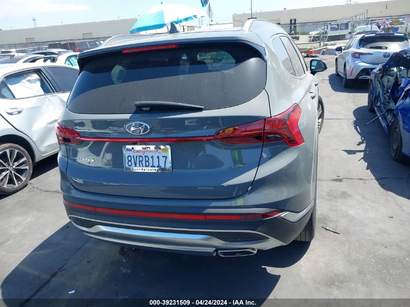 2021 Hyundai Santa Fe Sel VIN: 5NMS24AJ9MH331957 Lot: 49869674