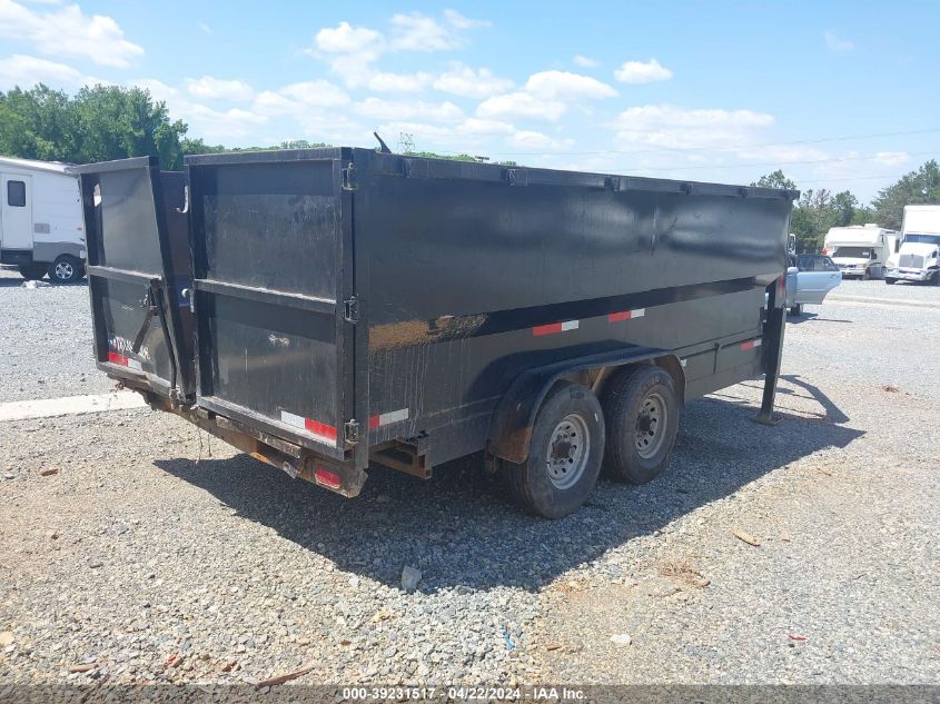 2021 Texas Pride Flatbed Trailer VIN: 7HCGD1625NB029975 Lot: 39231517