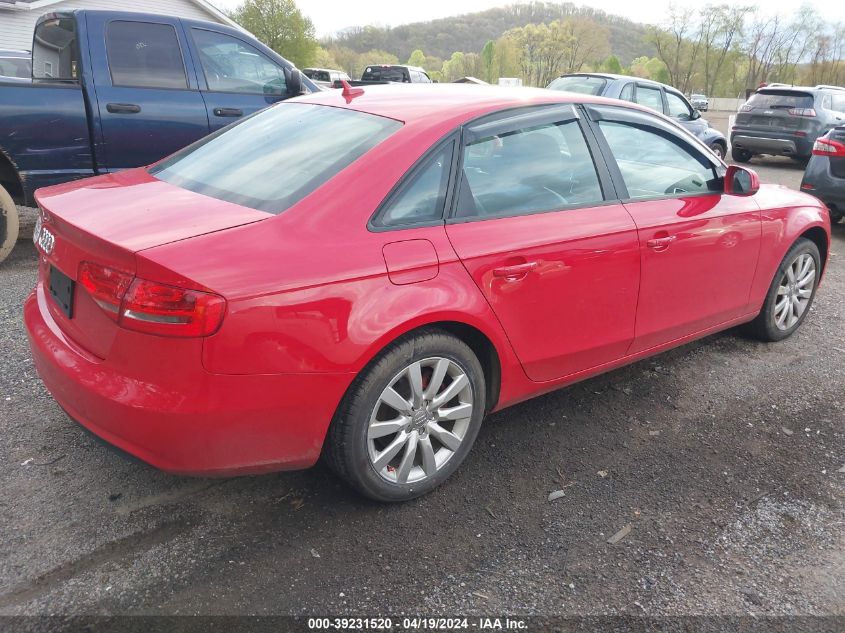 2014 Audi A4 2.0T Premium VIN: WAUBFAFL0EA071681 Lot: 39254613