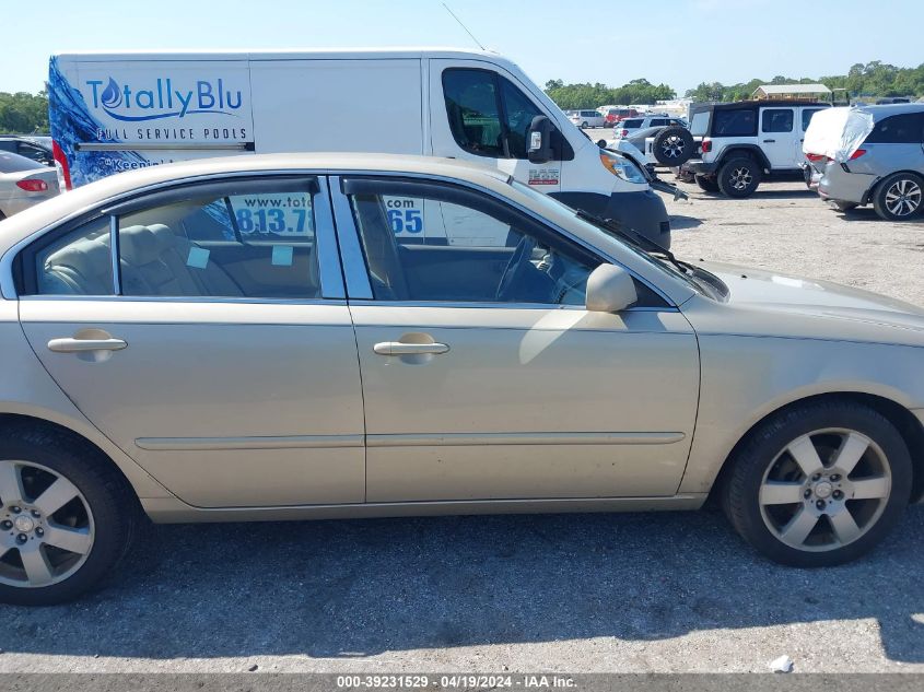 2008 Kia Optima Lx VIN: KNAGE123185238349 Lot: 39231529